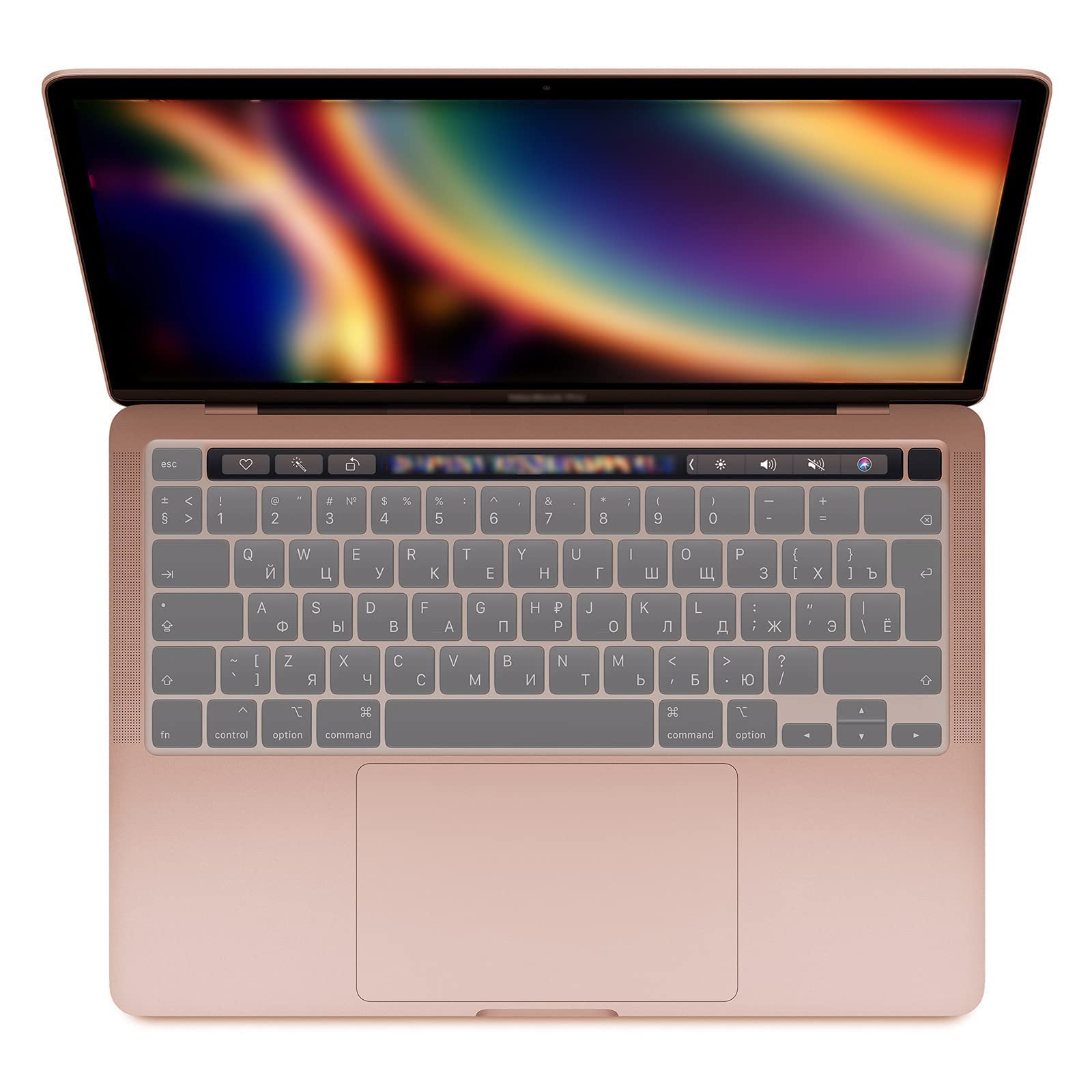MiNGFi Silicone Keyboard Cover for MacBook Pro 16" M1 (2019+) Model A2141 MacBook Pro 13" (2020+) Model A2338 A2289 A2251 EU/ISO Keyboard layout - Transparent
