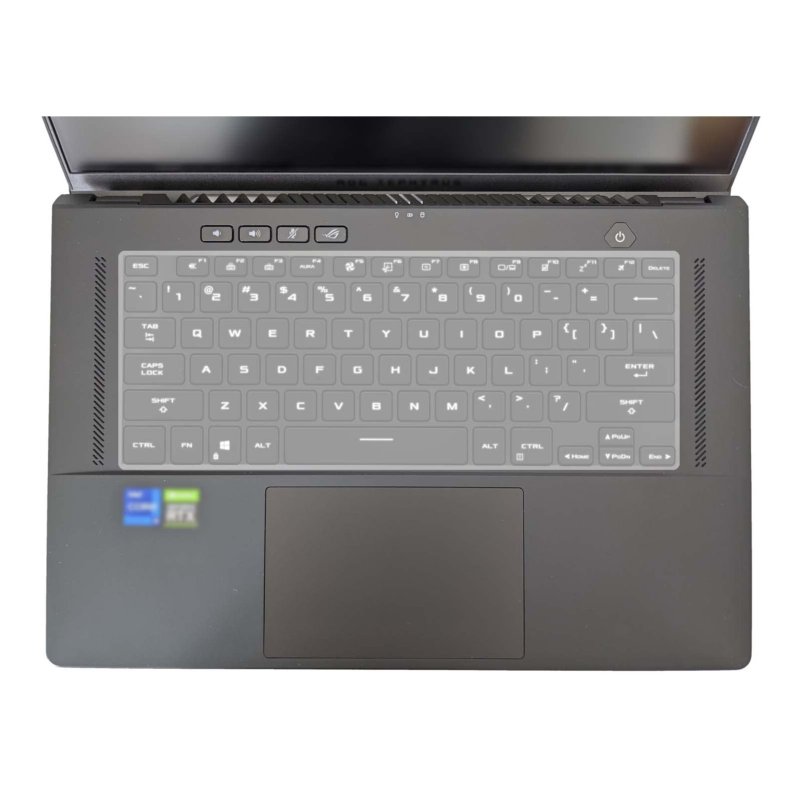 MiNGFi TPU Keyboard Cover for ASUS ROG Flow X13 GV301RE GV301QH Zephyrus M16 GU603ZM GU603HE G15 GA503RS GA503QS GA402RJ TUF Dash F15 FX516 - Transparent