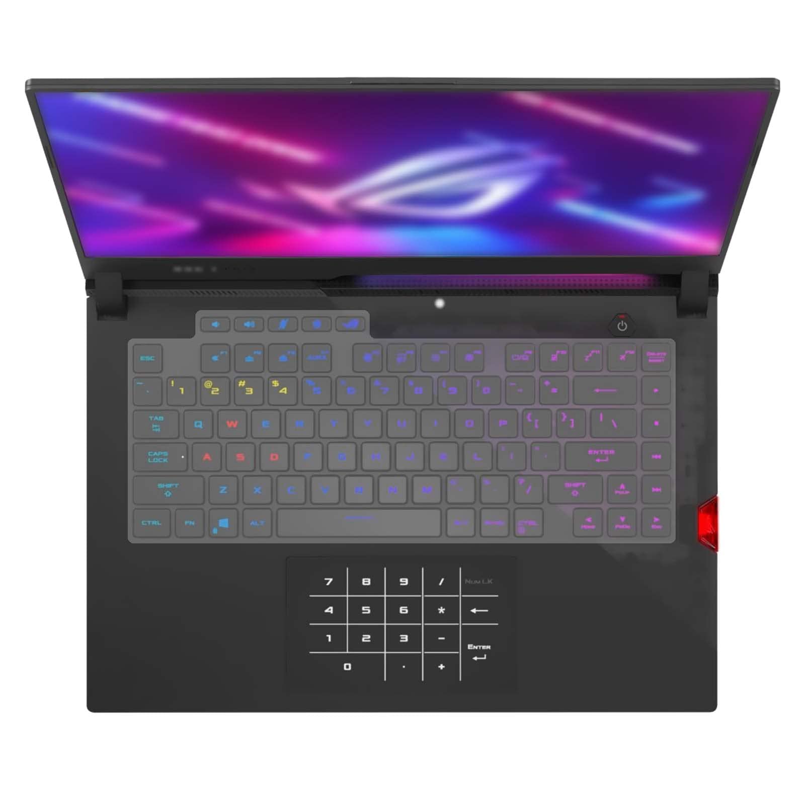 MiNGFi TPU Keyboard Cover for ASUS ROG Strix SCAR 15 G533Q G533QS (2021) Gaming Laptop - Transparent