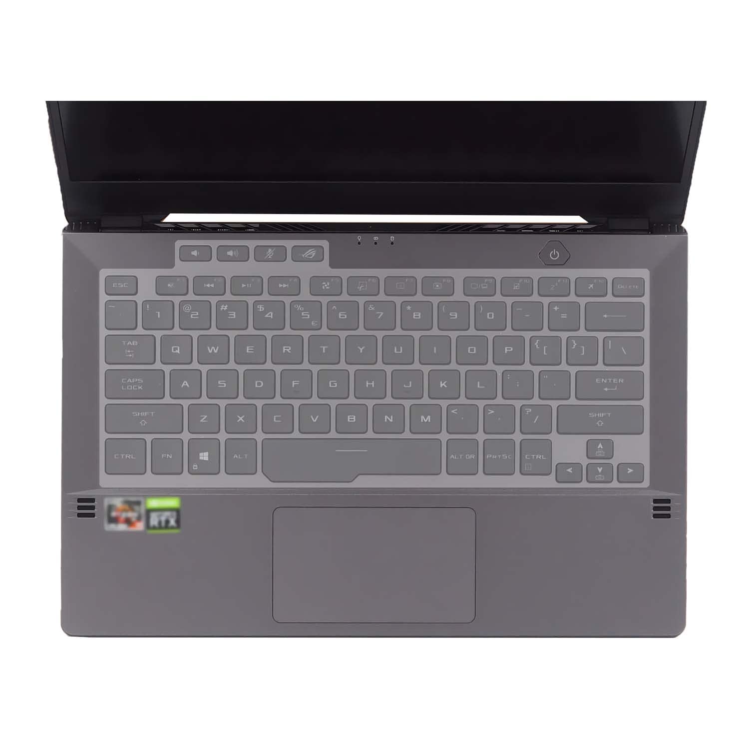 MiNGFi TPU Keyboard Cover for ASUS ROG Zephyrus 14" G14 & Vr Ready GA401 GA401IH GA401IU GA401IV(2021 2020 2019) - Transparent